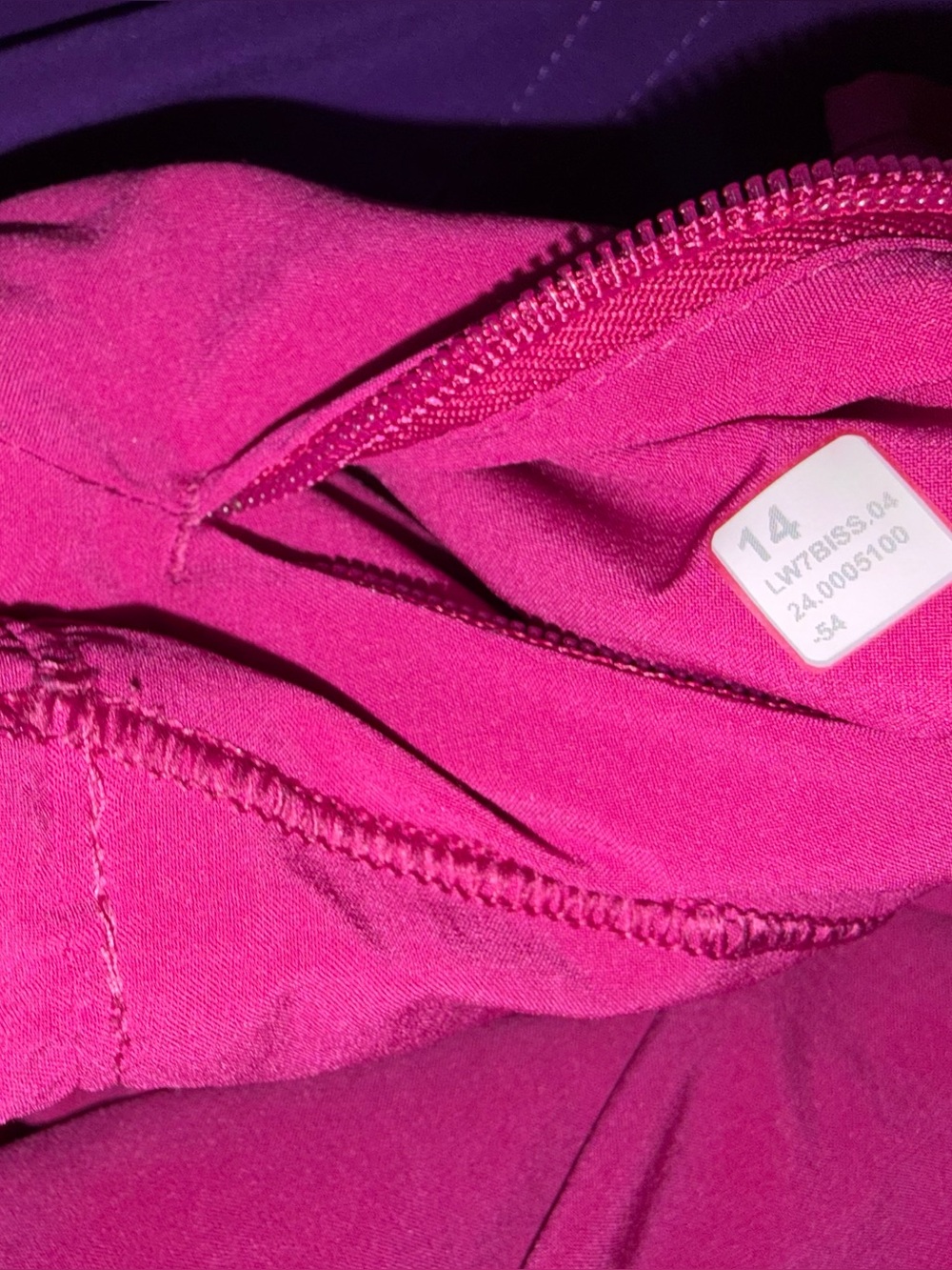 Lululemon Track That High Rise Shorts 3”- Ripened Raspberry- Size 14 - Picture 3 of 3